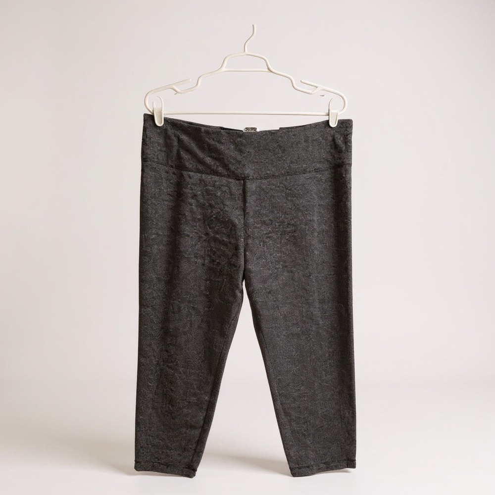 Spring + Mercer XL Herringbone Trousers Womens Career Casual Business Gray Pants